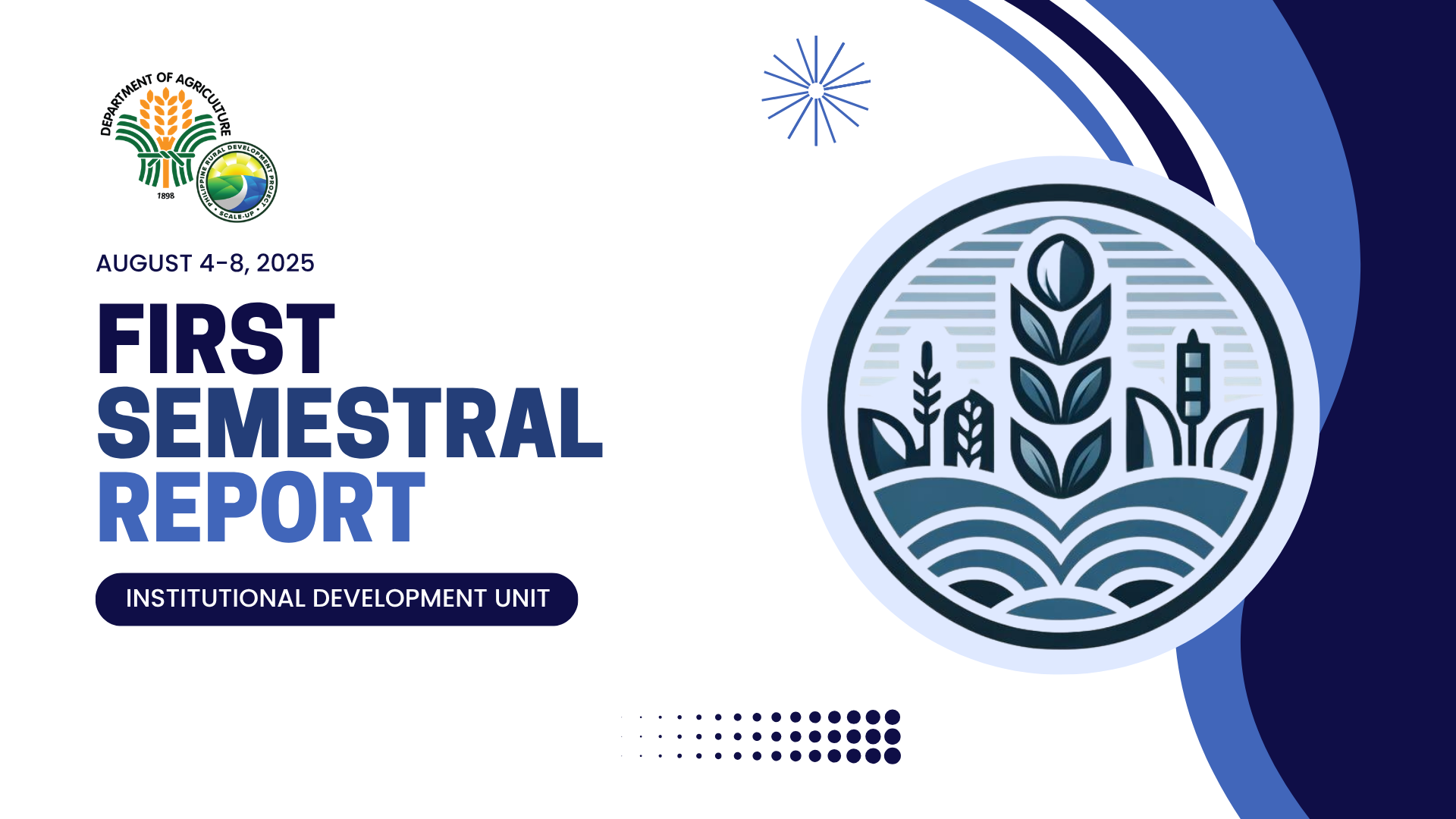 First semestral report cover